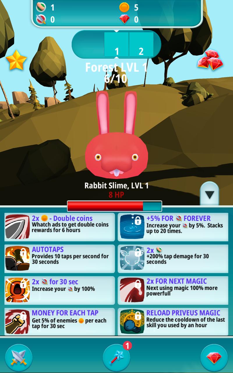 Download Slime Clicker: War of Rancher android on PC