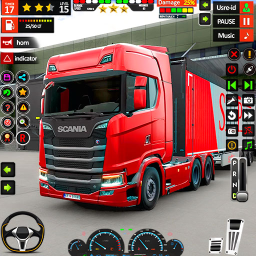 US Cargo Truck: 3D City Truck