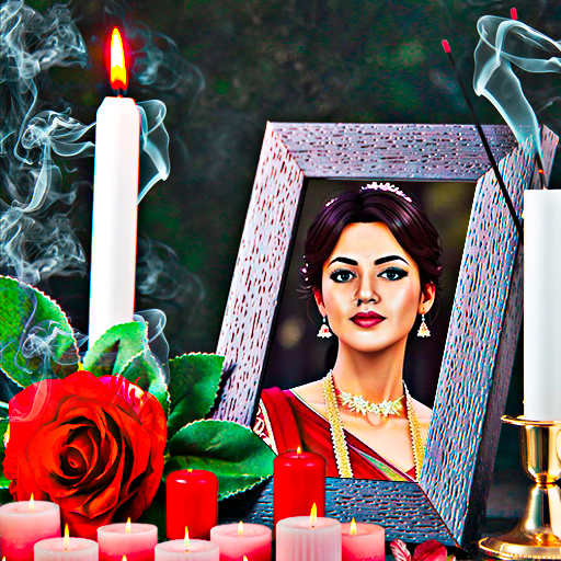 Condolence shradhanjali frame