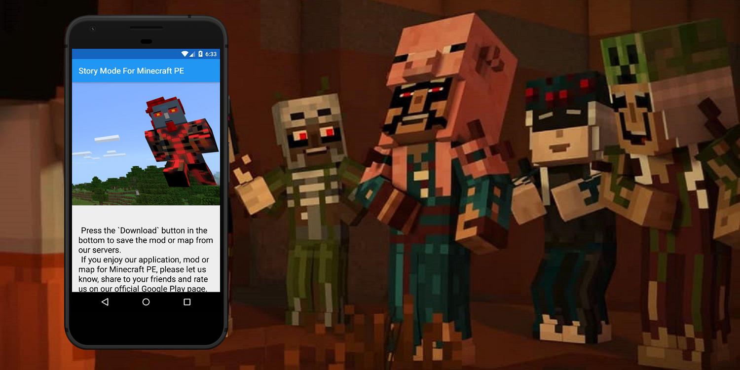 Download Story Mode mod For Minecraft PE. Mods for MCPE android on PC