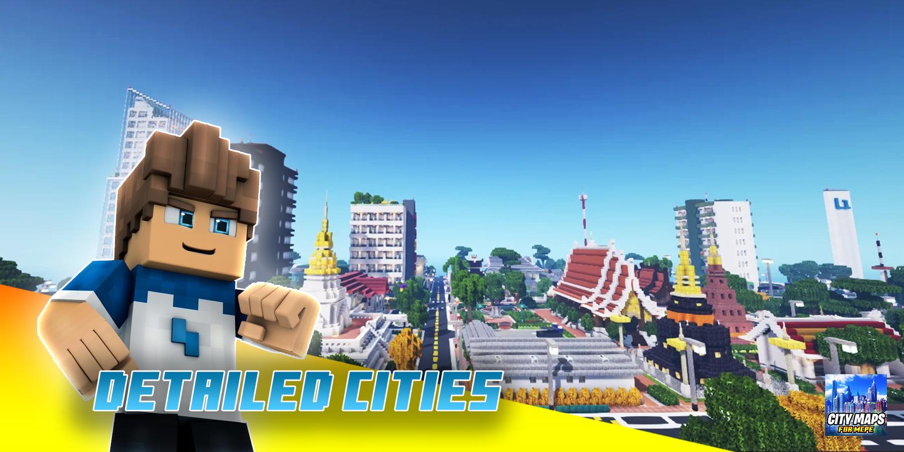 Скачать City Maps for Minecraft PE на ПК | Официальный представитель  GameLoop