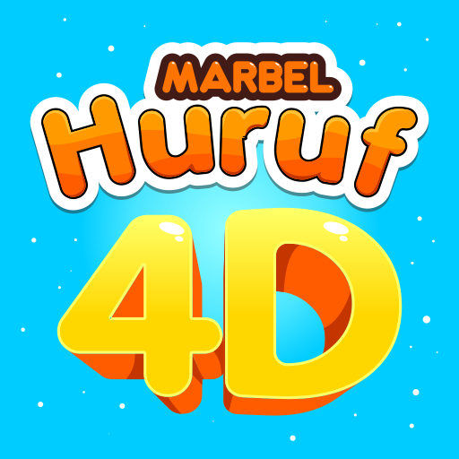 Marbel Huruf 4D - Flashcard Au