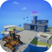 Catapult Castle Destroy 3D