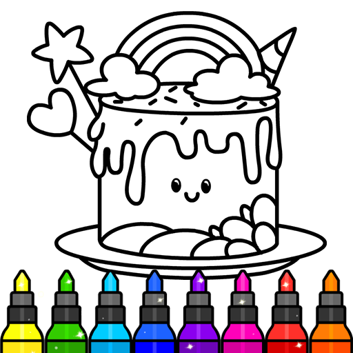 Unicorn Coloring para crianças