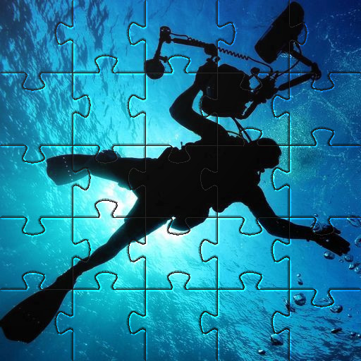 Underwater jigsaw puzzles game