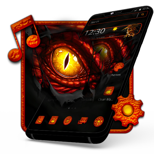 Red Dragon Eye Theme