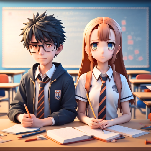 Anime Chica Vida Escolar