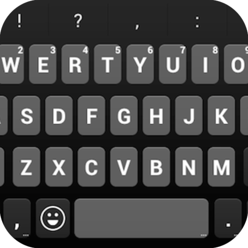 Emoji Keyboard - Black Round