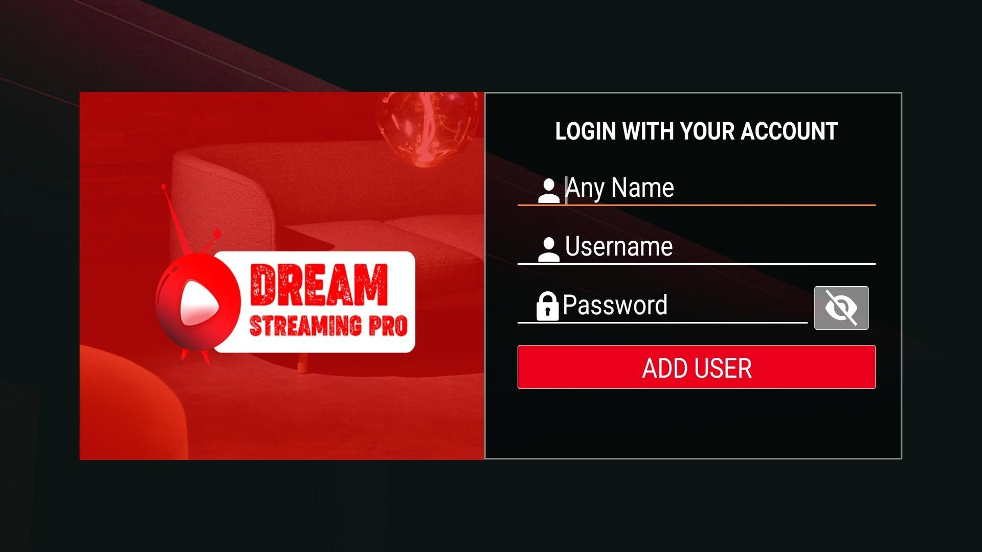 Download Dream Streaming Pro android on PC
