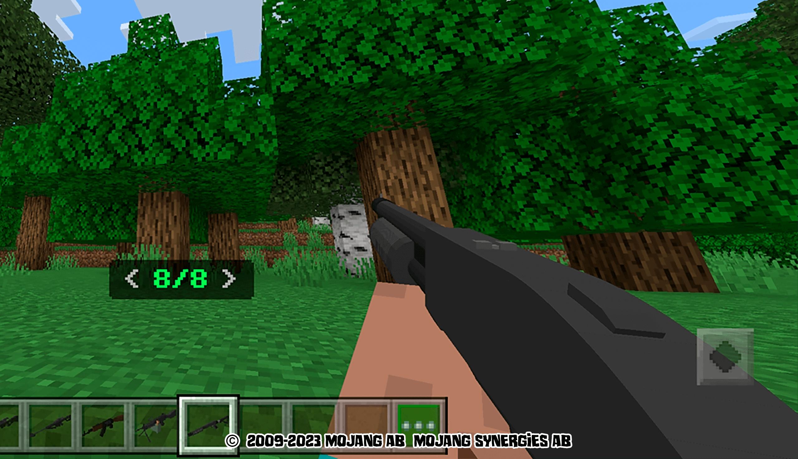 Download weapons mod for minecraft pe android on PC