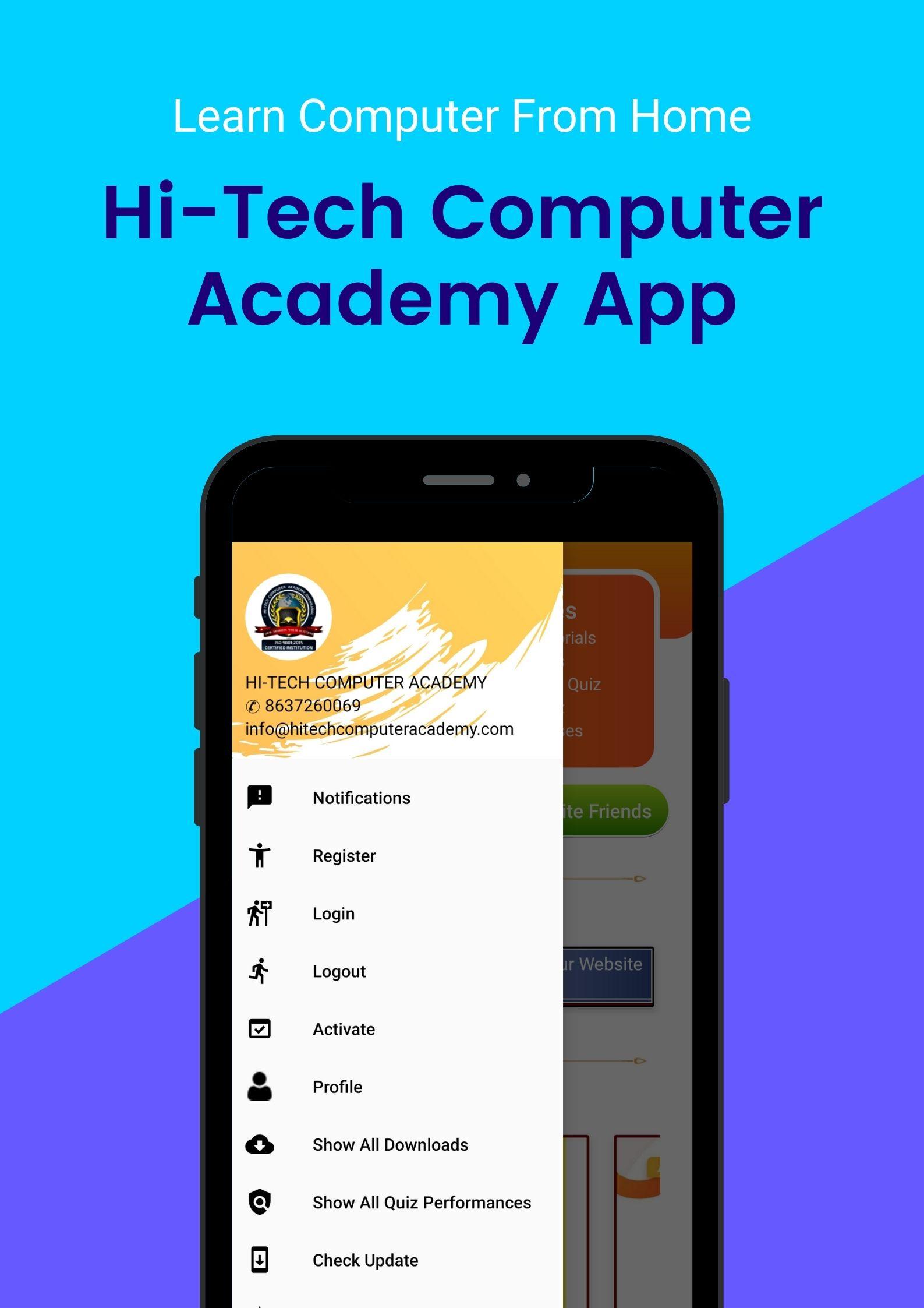 Download Hi-Tech Computer Academy Andro android on PC