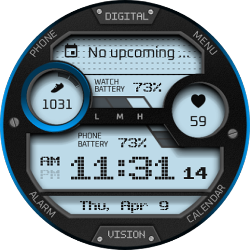 Digital Vision Watch Face