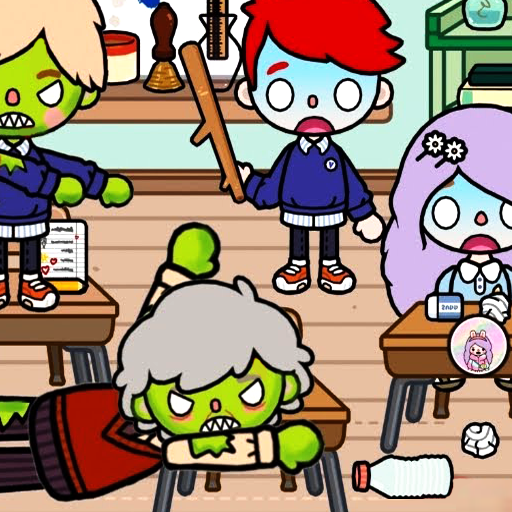 Boca Zombie Toca School Images