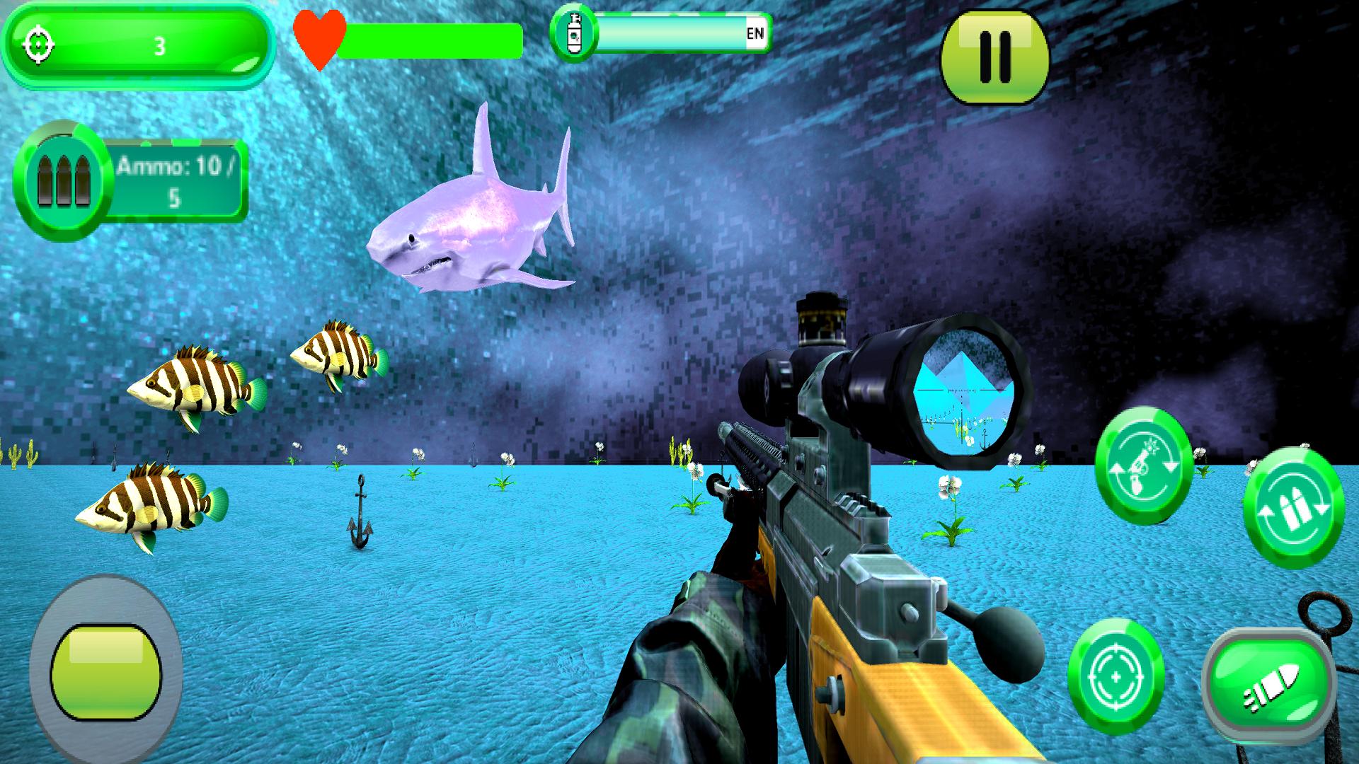 Скачать FPS Sniper - Hungry Shark на ПК | Официальный представитель GameLoop