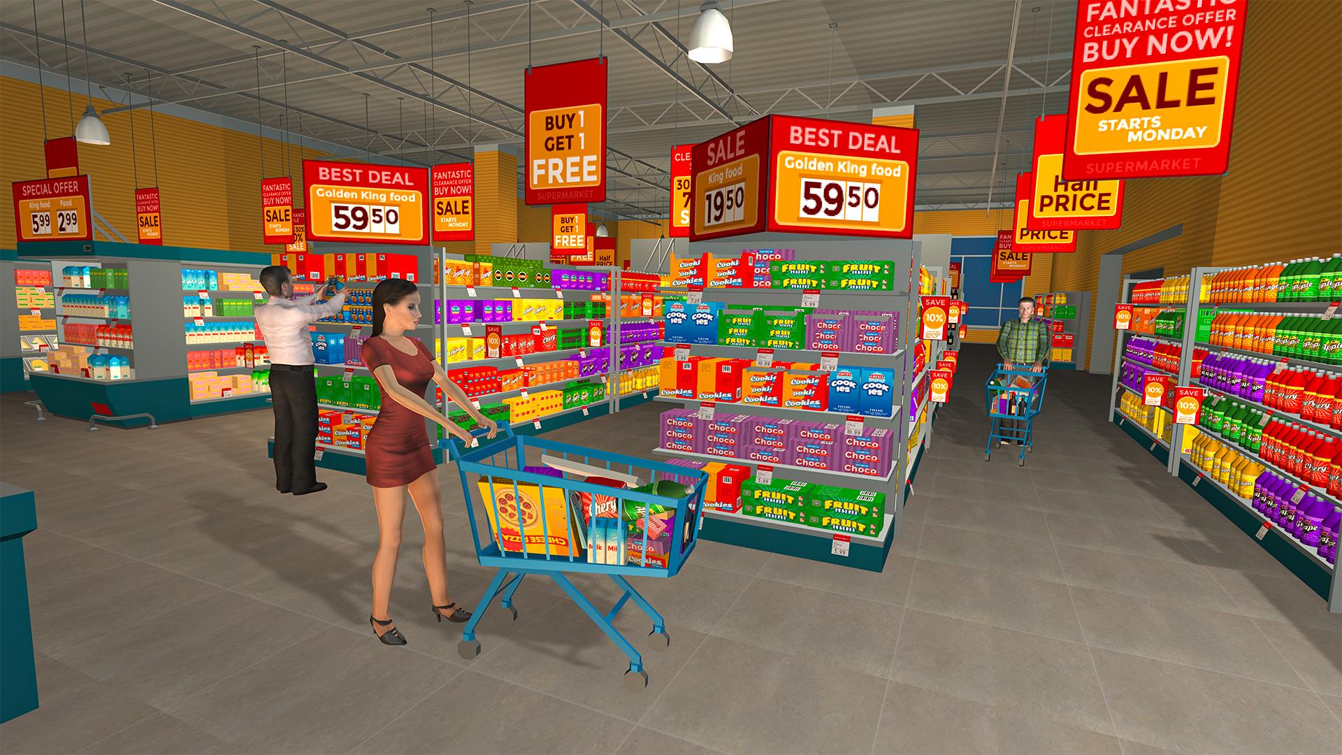 Скачать Supermarket Shopping Games 3D на ПК | Официальный представитель  GameLoop