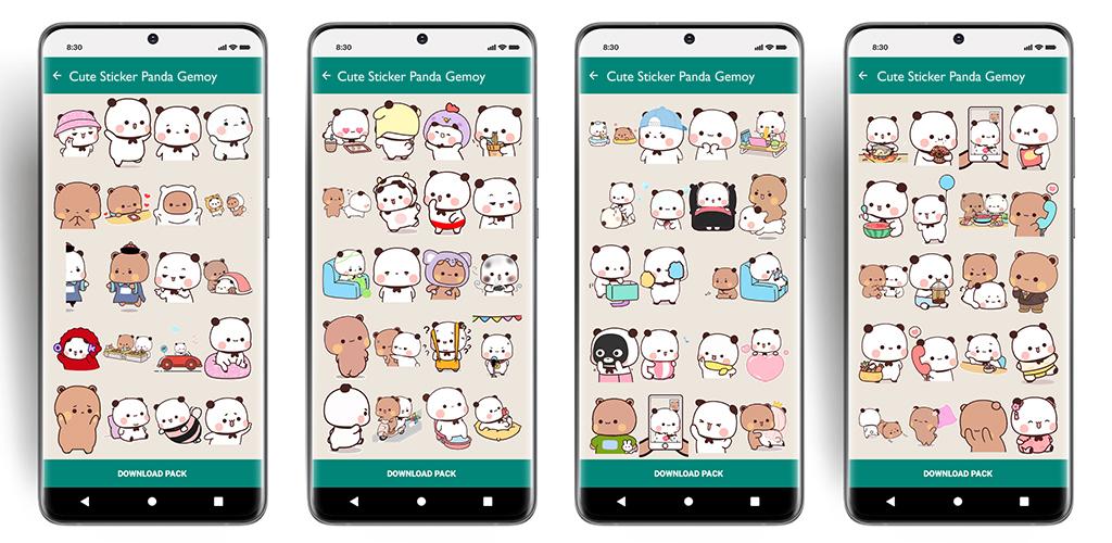 Tải xuống Cute Sticker Panda Gemoy Lucu trên PC | GameLoop chính thức