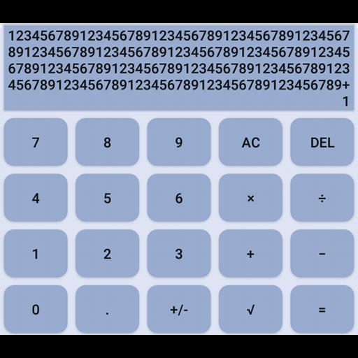 Large number calculator