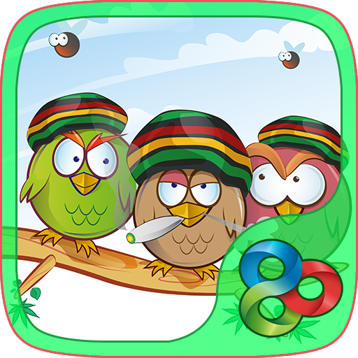 Rasta Birds GO Launcher Theme