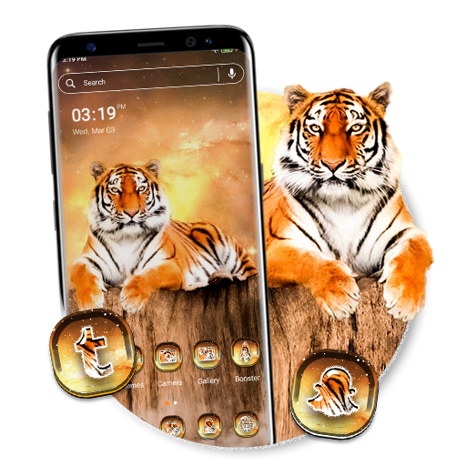 Royal Tiger Launcher Theme