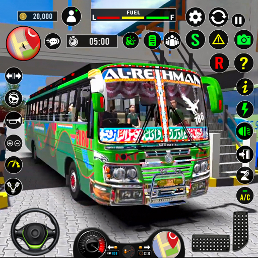 permainan bus modern