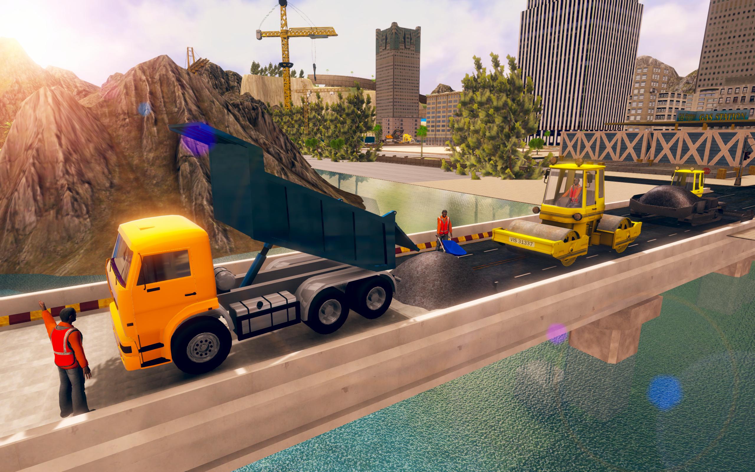Download Bridge Building Simulator: Roa android on PC