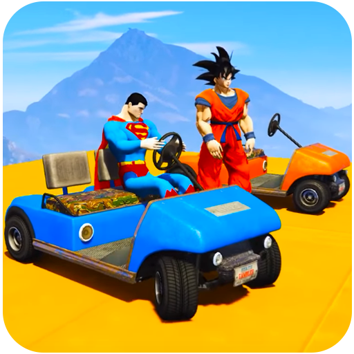 Superhero Kart Racing Games: Mega Ramp Games