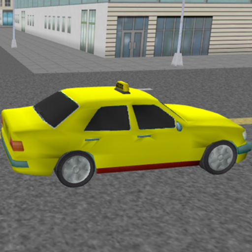 Modern taksi sürüşü 3D