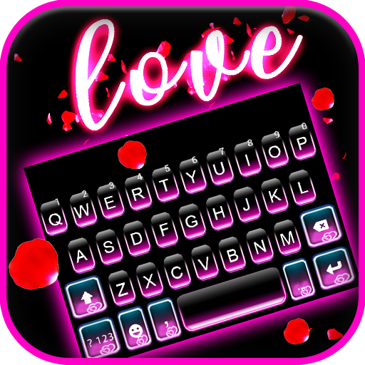 Neon Love Light कीबोर्ड