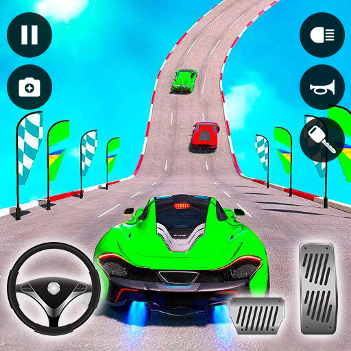 兆豐坡汽車特技賽車3D不可能的公路和賽道駕駛遊戲