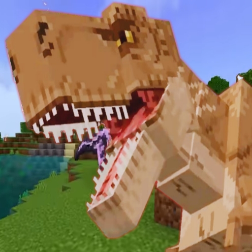 mcpe jurassic mod dinosaurus