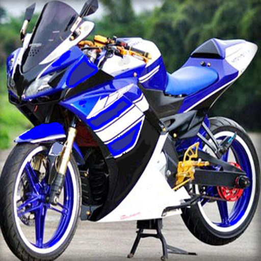 Desain motor Vixion yang dimod