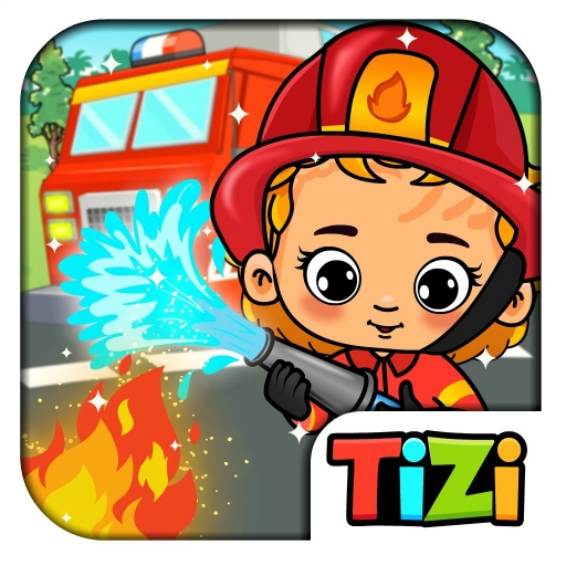 Tizi Town Kids Firetruck Games