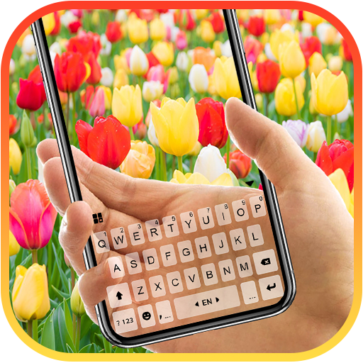 Flower Transparent Keyboard Ba