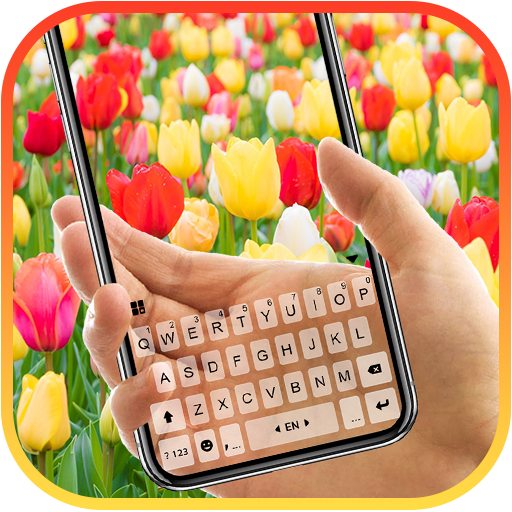 Flower Transparent Keyboard Ba