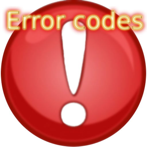 Error codes