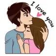 Love Couple Sticker WhatsApp