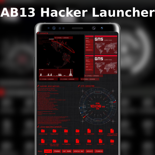 Download AB13 Hacker Launcher android on PC