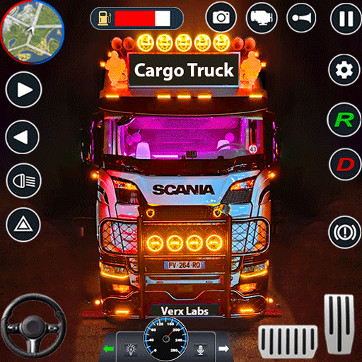 ट्रक गेम: कार्गो ट्रक चालक