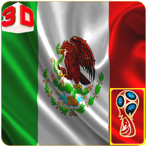 3D Mexico Flag live wallpaper