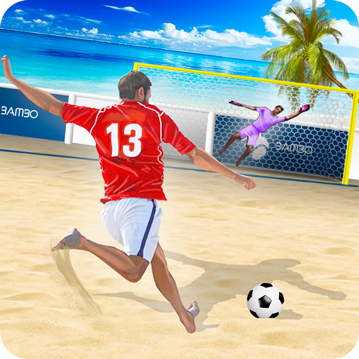 Shoot Goal Beach  Soccer World Cup