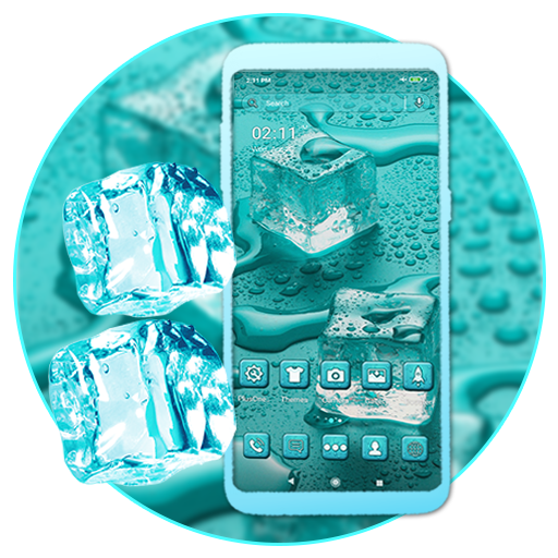 Ice Cubes Mint Launcher Theme