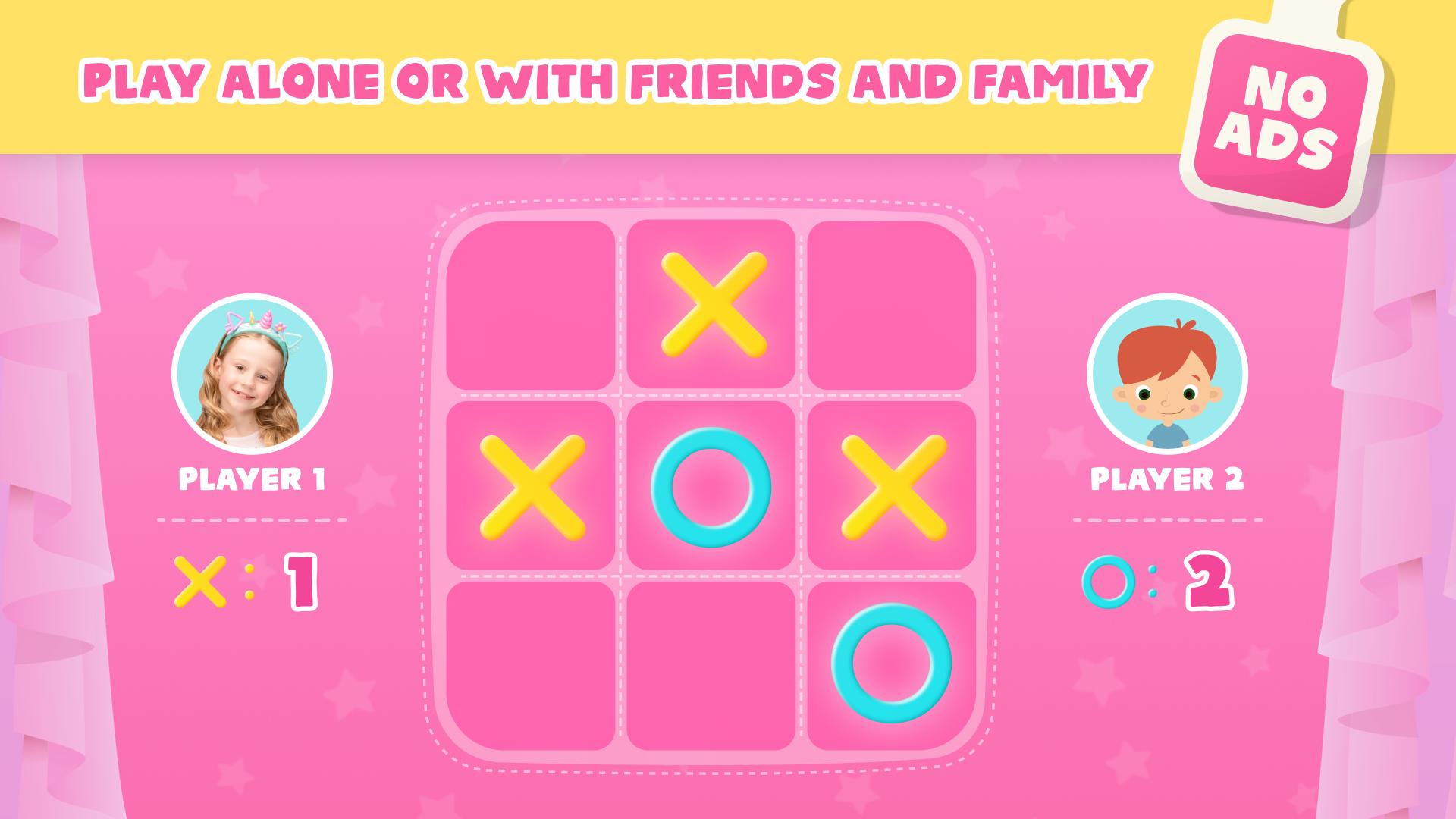 Download Tic Tac Toe Game with Nastya android on PC