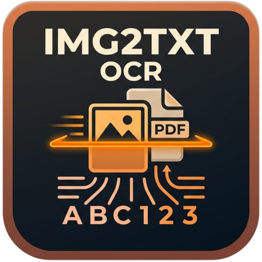 IMG2TXT: استخراج النصوص و PDF