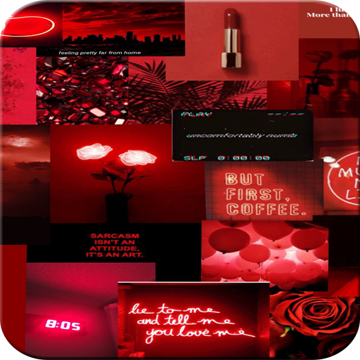 Kırmızı Duvar Kağıtları