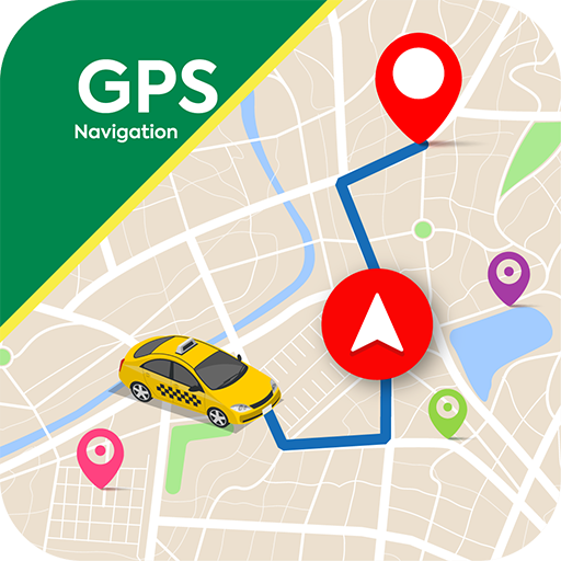 Mapas ao vivo de navegação GPS