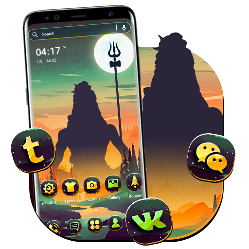 Mahadev River Launcher Theme