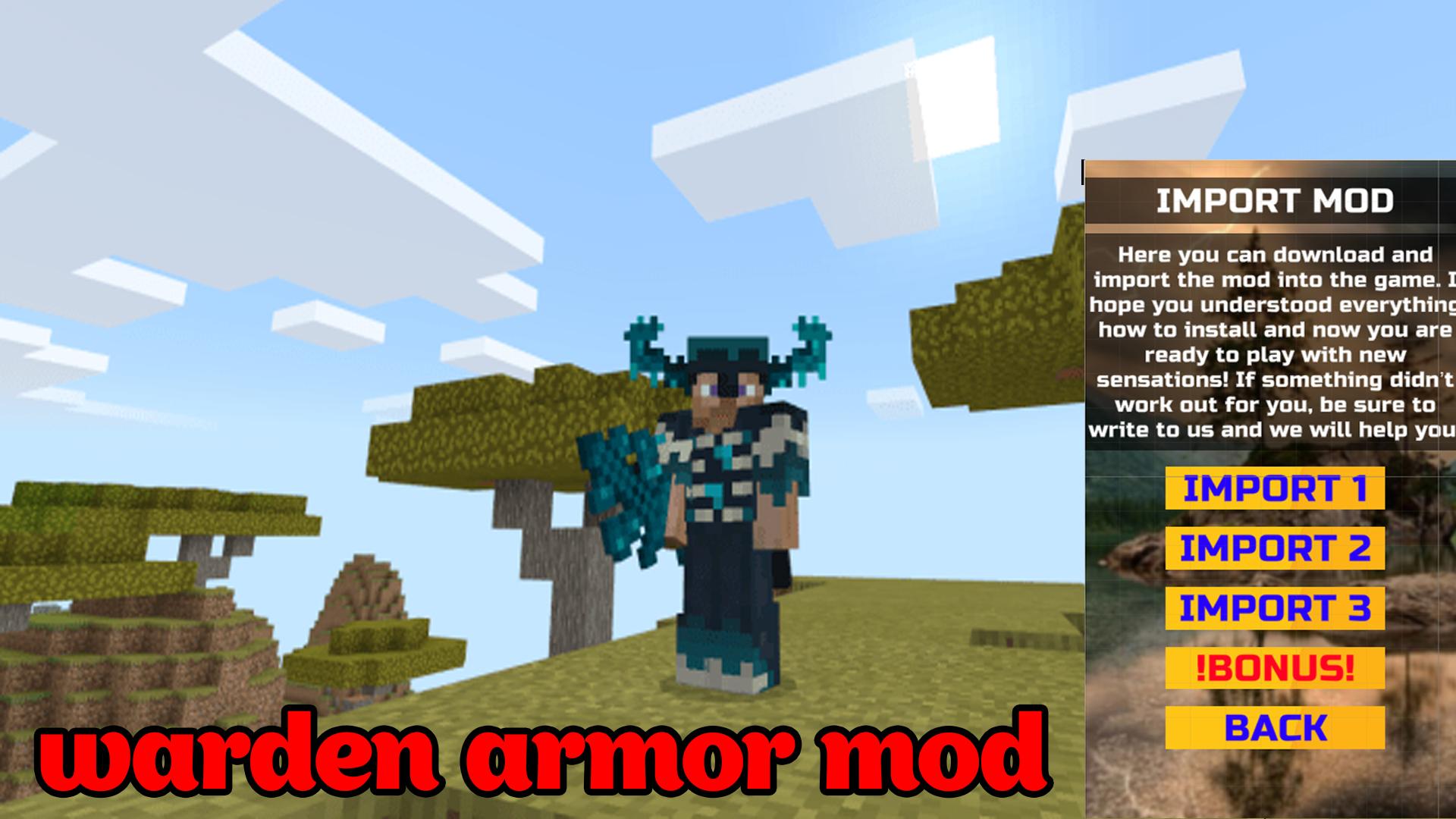 Download Warden Armor Mod For MCPE android on PC