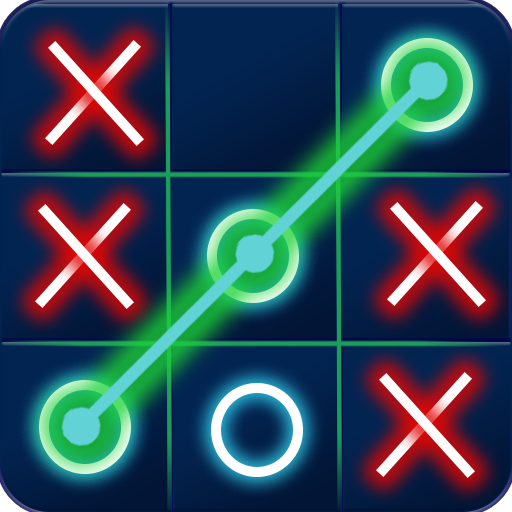 Tic Tac Toe Glow: XOXO Game