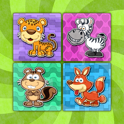 Kids Memory Match Animals Game