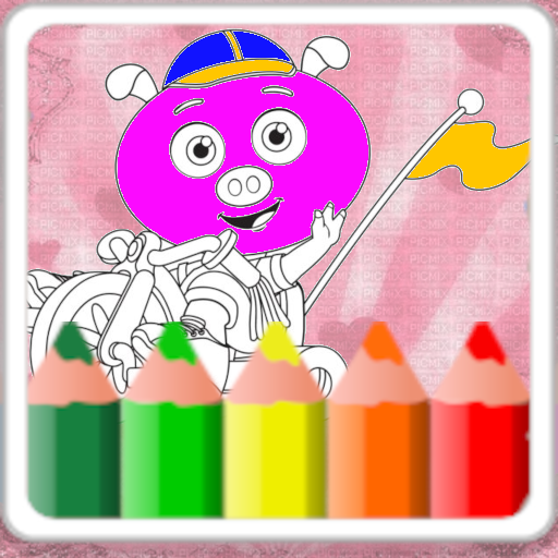 Pepp Coloring pig cartoon